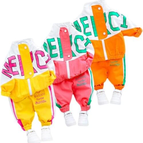 2020 Autumn New Cartoon Baby Boy Clothing Set Infant Clothes Baby Girls home Clothing Cotton Long Sleeve Baby Clothes 0-4 Years
