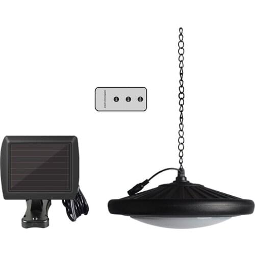 Solar Pendant Light Outdoor Chandelier Indoor Timing Solar Lamp with Line Suitable for Courtyard Garden