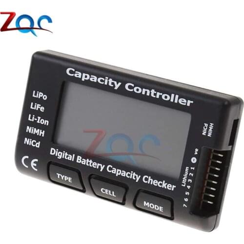 RC Cellmeter 7 Digital Battery Capacity Checker Controller Tester Voltage Tester for LiPo Life Li-ion NiMH Nicd Cell Meter