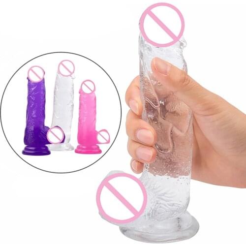 Realistic Dildos with Suction Cup Healthy Material Jelly Huge Dildo Anal Sex Toys for Women Masturbation Multiple Size Big Penis