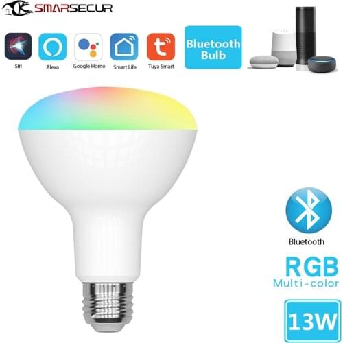 Tuya Smart Life 2.4G WiFi LED Bulb Bluetooth Remote Voice Dimmable Control LEDs lamp Work with Google Home Energy Saving Light
