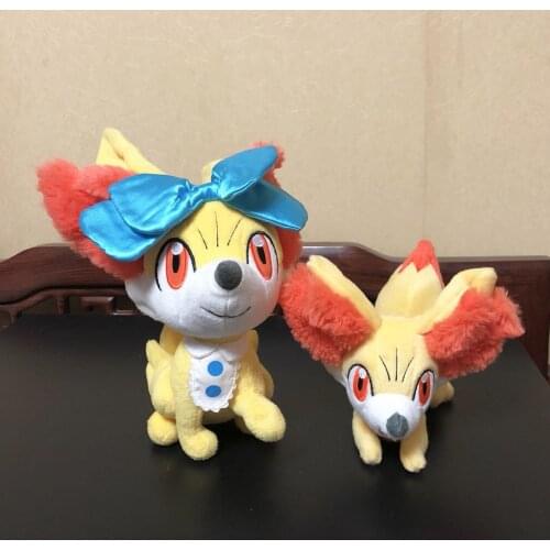 TOMY Pokemon Action Figure Pokemon Plush Doll Toy Small Fennekin Waiter about 26cm Model Toy
