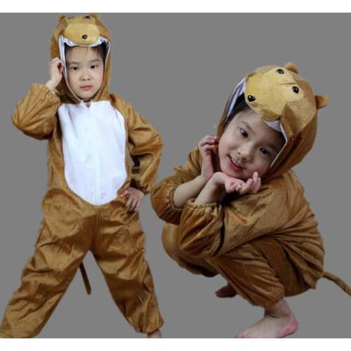 Umorden Cartoon Animal Monkey Costume Cosplay Jumpsuit Childrens Day Halloween Costumes Clothing for Children Kids Girls Boys