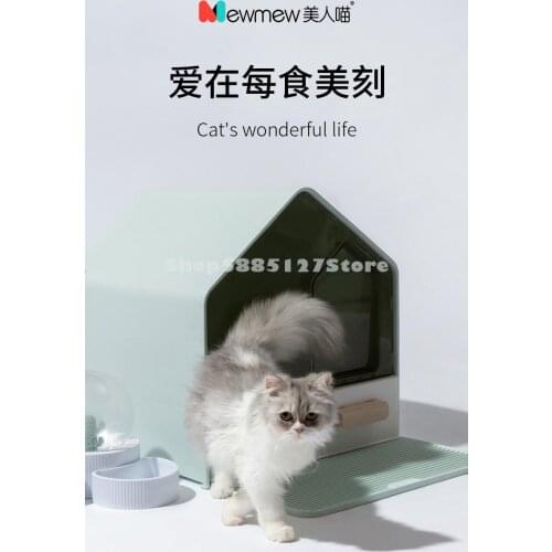 Drawer Type Cat Litter Basin Fully Enclosed Large House Deodorization And Deodorization Cat Litter Basin Cat Supplies Cat Toilet