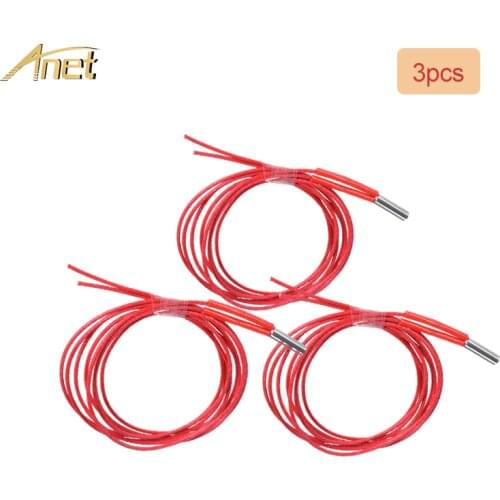 Anet 3D Printer Parts Single End Cartridge Heater Single Head Electric Heating Tube 1M 12V 40W 6*20mm For RepRap i3 3D Printer