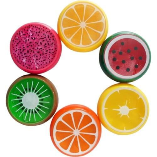 1pcs Fruit Colored Modeling Clay Mud Intelligent Hand Gum 6 Kinds Kids Baby Fun Slime Toys Rubber Mud Toys for Children Gift