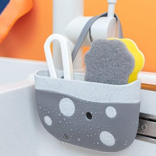 1pcs Creative Sink Drain Kitchen Convenient Storage Basket Sink Drain Hanging Bag Tools