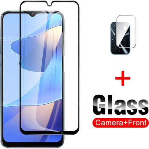 2 in 1 Camera Protector Glass For Oppo A16 A15 A 16 On appo Oppoa16 Protective Transparent Safety Phone Screen Full Cover Film
