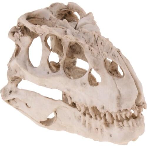 Dinosaur Skull Aquarium Decor Reptile Fish Tank DIY Landscaping Ornament