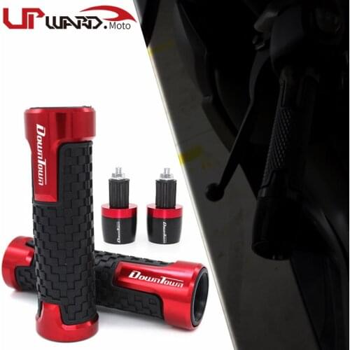 For KYMCO Downtown DT 200i 300i 350i 125 200 250 350 Motorcycle CNC Aluminum handlebar grip end cap plug Racing handle bar grips