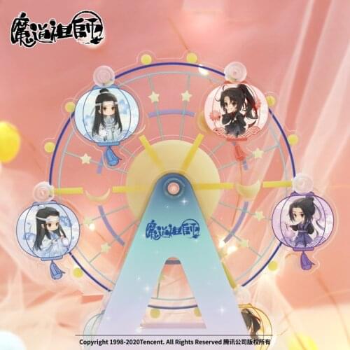 Anime Mo Dao Zu Shi Printing Sky Ferris Wheel Acrylic Stand Toy Wei Wuxian Lan Wangji Action Figure Desktop Model Toys Gift