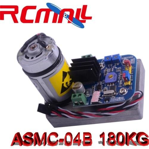 ASMC-04B Robot Servo High Power Torque 12V~24V 180kg.cm Large Robotic Manipulator For RC Car Quadcopter Boat XZ0033