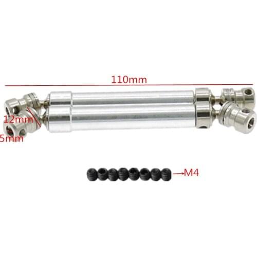 CNC RC Cars AX31114 110mm-160mm Universal Driveshaft Dogbone Joint For 1/10 Axial SCX10 RC Rock Crawler Wraith Truck Hop Up Part