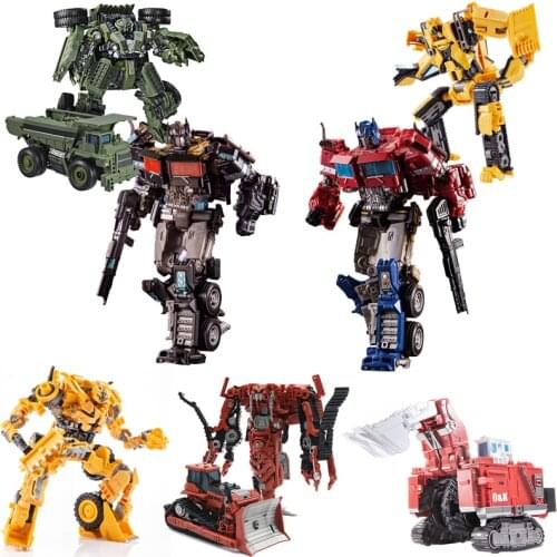 BMB AOYI H6001 Transformation Figure Movie Action MEGA Galvatron 7 Inch ABS Model Superhero Big Bee Car Robot OP Commander Toys