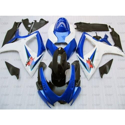 GSX R 750 2006 - 2007 K6 Fairing Kits for Suzuki GSXR600 07 Body Kits GSXR 600 06 Blue White Black Full Body Kits