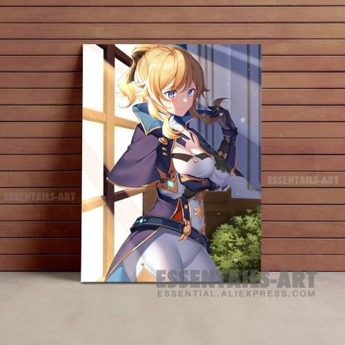 Jean Genshin Impact Art Canvas Wall Art Painting Decor Bedroom Study studio print Living kid Room Home Decoration Prints