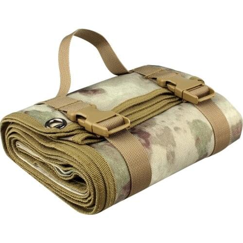 Kosibate Tactical Shooting Mat Lightweight Roll Up Camping Mat Non-slip Gun Hunting Pad Waterproof Blanket Hunting Accessory