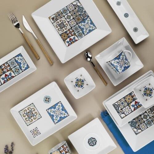 Kutahya has Porcelain Maya 30 Piece 10645 Pattern Breakfast Team