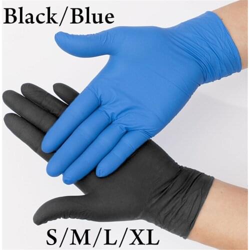 Hot Seller Black Blue Disposable Nitrile Gloves for Household Cleaning Work Food Safety Gloves Kitchen Nitril Gloves Powder Free