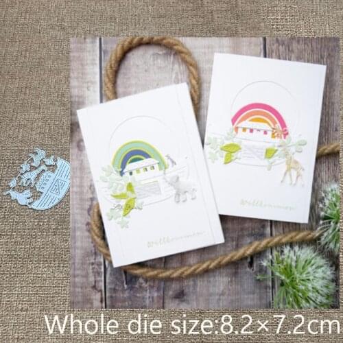 XLDesign Craft Metal stencil mold Cutting Dies Arche animals scrapbook die cuts Album Paper Card Craft Embossing