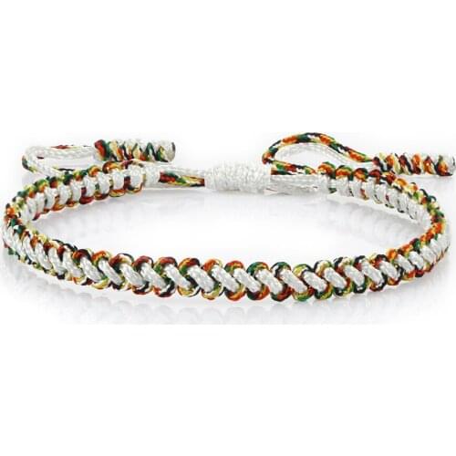 Minimalism Lucky Rope Bracelet Multicolor Woven Knots Bracelets Bangles for Men Women Couple Wrap Wristband Friendship Jewelry