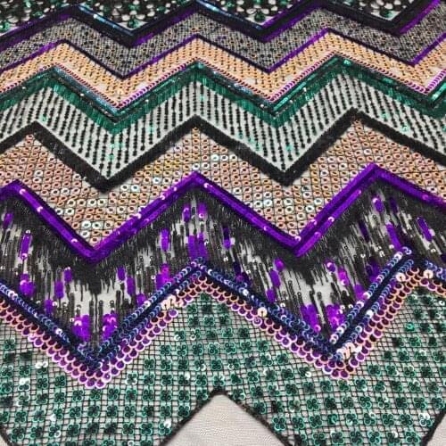 Top Quality SYJ-118882 french sequins Lace Fabric New Arrival African net Lace Fabric for nice dress