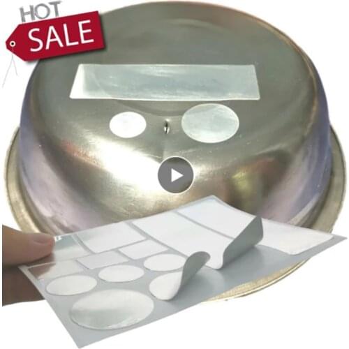 Repair Pot Bottom Loopholes Tape Stainless Steel Mending Seams High Temperature Fire-resistant Waterproof Aluminum Foil Tape