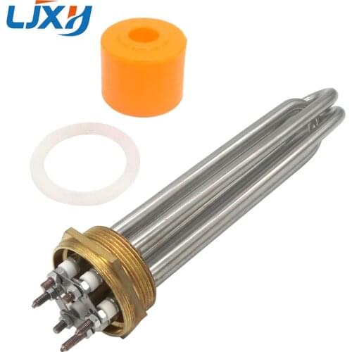 LJXH DN50(2 INCH) Tubular Electric Water Heater Element 304 Stainless Steel Boilers Tube Length 220V/380V 3KW/6KW/9KW/12KW