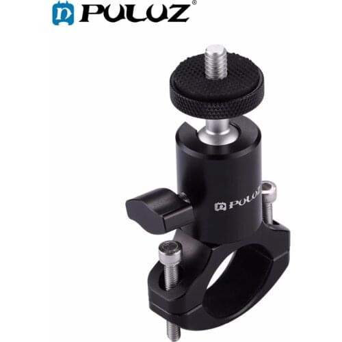 PULUZ Bike Bicycle Aluminum Handlebar Tripod Ball Head Adapter Mount for GoPro NEW HERO/HERO7/6/5/Xiaoyi/DJI OSMO Action Cameras