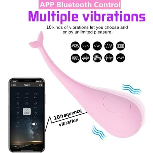 10 Frequency APP Bluetooth Remote Control Vibration Massager Sex Toys for Woman Sex Egg APP Vibrator Clit Stimulator Vibrators