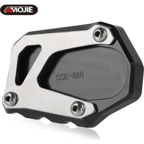 Motorbike Kickstand Foot Side Stand Extension Pad Support Plate Accessories For SUZUKI V-STROM 1000XT 2016 2017 2018 2019