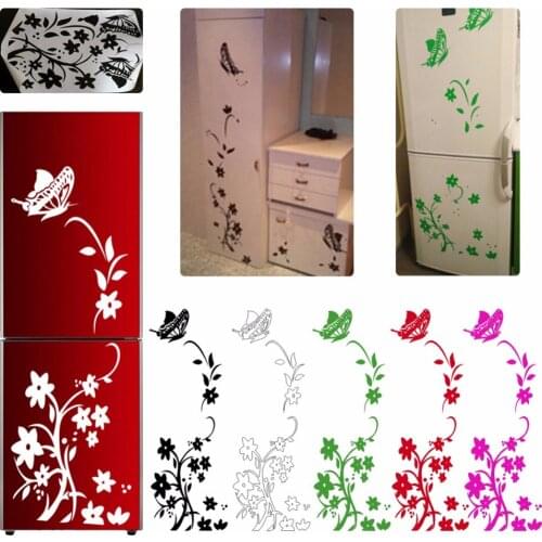 1Pc High Quality Wall Sticker Creative Refrigerator Sticker Butterfly Pattern Wall Stickers Home Decor Wallpaper #274509