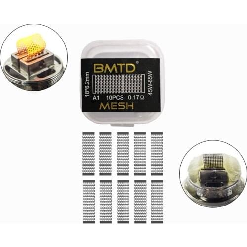 10Pcs Mesh Style Coils A1 0.13Ohm S316 0.12Ohm Ni80 0.16Ohm Heating Coil Wire For Wotofo Profile RDA Unity RTA DIY Coil