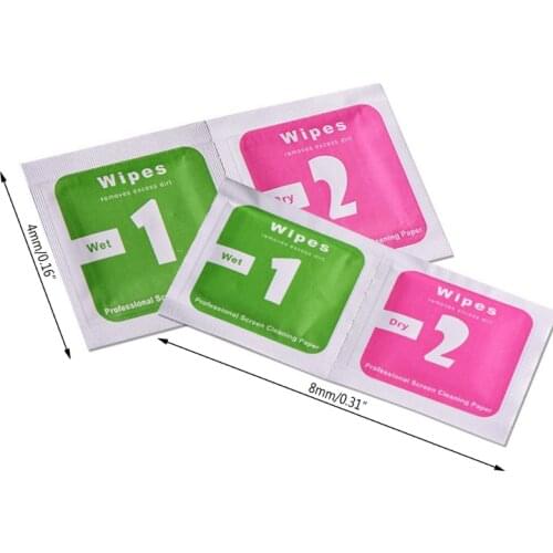 10Pcs/Lot Camera Lens Cleaning Cloth LCD Screens Dust Removal Wet Dry Wipe Paper