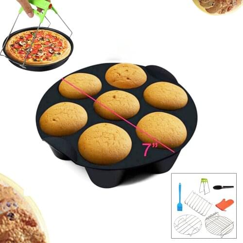 12Pcs Air Fryer Accessories 6 7 8 Inch for Gowise Phillips Cozyna and Secura Fit All Airfryer Electric Fryer 2