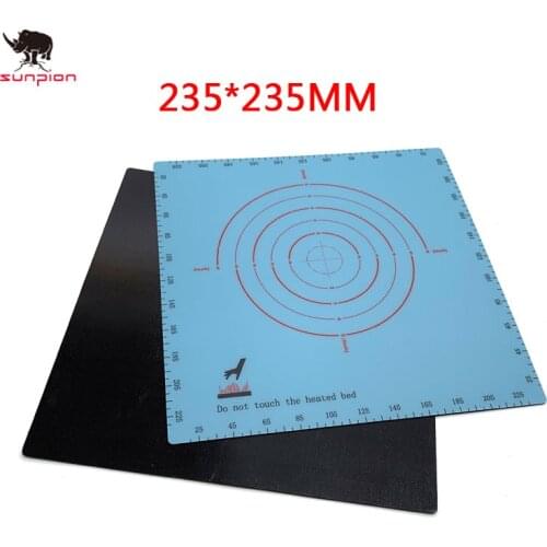 235x235mm Magnetic Print Bed Sticker Coordinate Printed sticker For Creality Eeder-3pro ender-3s Tarantula Pro printer 3d parts