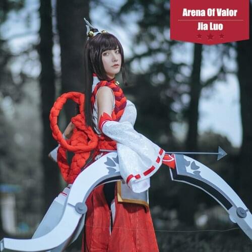 Anime King Of Glory Jia Luo Game Cosplay Costume Wome Halloween Carnival Party Uniform Brand New