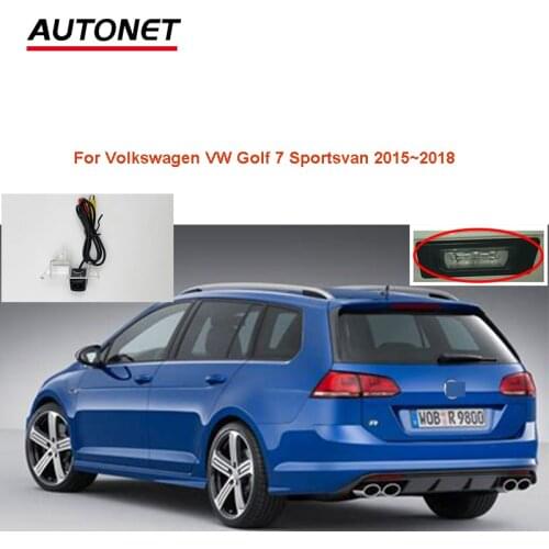 Autonet car camera For Volkswagen VW Golf 7 Sportsvan 2015~2018 CCD backup rear view camera /license plate led car camera