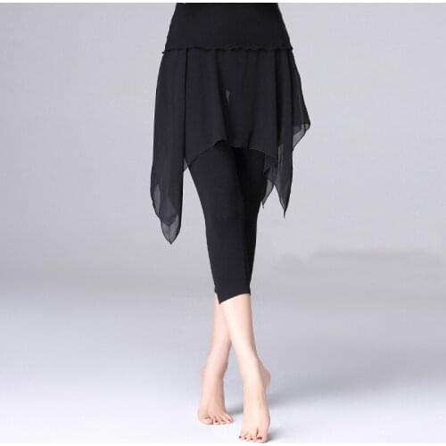 Modal Latin Training Pant wear Irregular Latin Leggings Dance trousers for women/female Ballroom costume practice pants