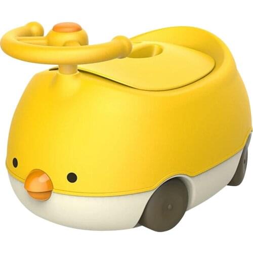 Potty, Toddler Toilet, Potty Chair, Car Steering Wheel Shape, Equipped With Strong And Comfortable Handle And Splash Plate