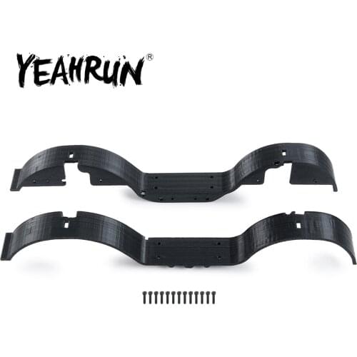 YEAHRUN Front Rear Tires Wheels Cover Guard Fender Mudguard Liner for Axial SCX24 AXI00001 1/24 RC Car Truck Spare Parts