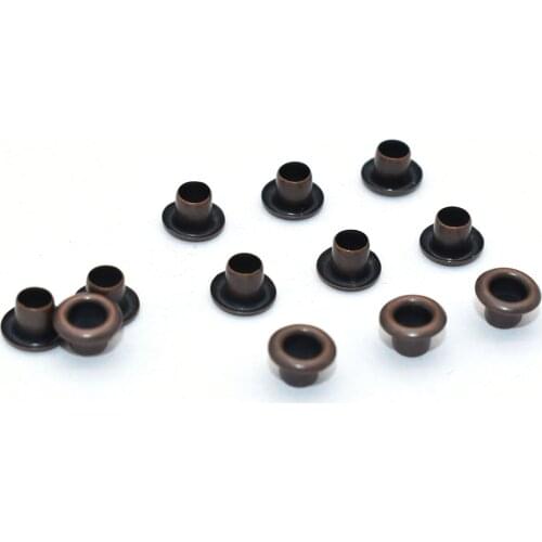 Copper Eyelet grommet 3/3.5mm Eyelet Metal Rivets Purse Accessories for Sewing Shoes Bag Making Hardware Canvas Craft 100pcs