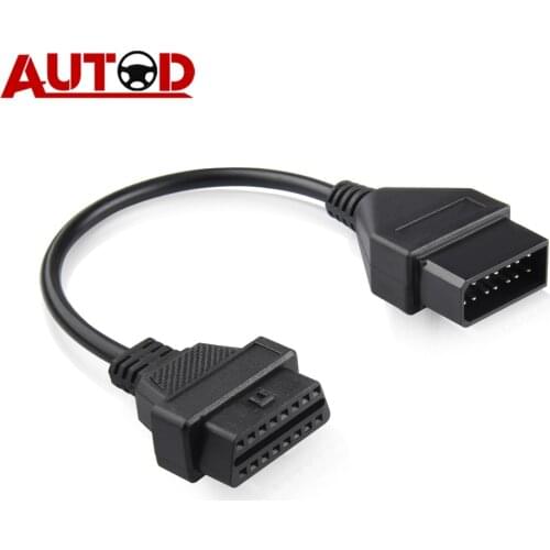 OBD2 Cable for Nissan 14PIN OBD Connector 14-16PIN Diagnostic Cable Auto Connector 14 PIN Cable Adapter for Nissan14