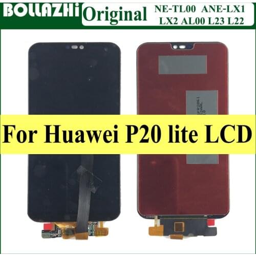 5.84" 2280x1080 Original Display For HUAWEI P20 Lite LCD Touch Screen Replacement P20 Lite ane-lx3 nova 3e NE-TL00 ANE-LX1 LX2
