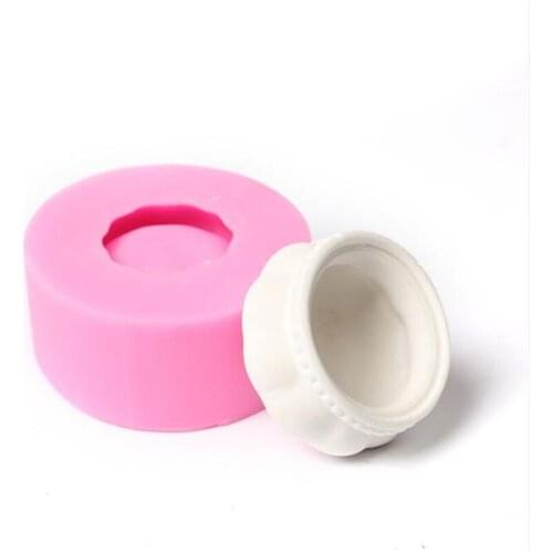 Hot Creative Silicone Mold DIY Clay Mold Handmade Fondant Soap Molds Baking Tools Flower Pot Vase Cake Tools