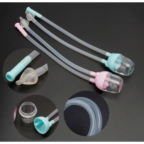 Silicone Infant Nasal Aspirator Baby Nose Clean Wash Your Nose Care Baby Nose Nasal Inhaler Infant Preventing Backflow Aspirator