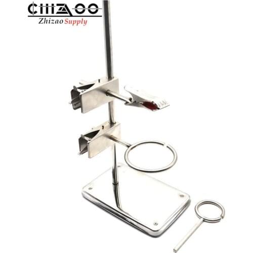Laboratory stainless steel iron stand support 60cm chemical experiment Instrument support test tube bracket