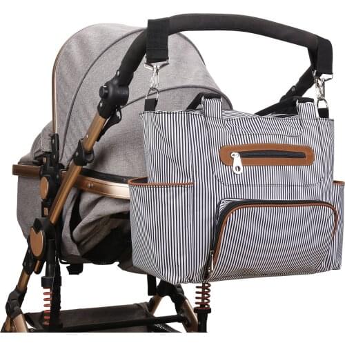 Baby Mummy Diaper Bag 7pcs/set Nappy Stroller Organizer Bag Large Capacity Maternity Nursing Travel Bag