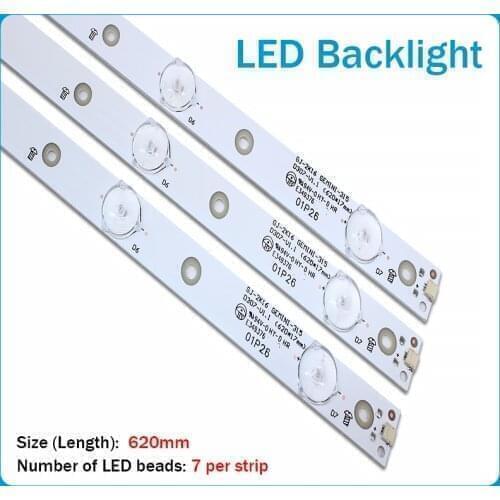 New 15 PCS/lot LED backlight strip for 32PHT4201/60 32PFT4131 32PHH4101 GJ-2K16 D2P5-315 D307-V2 01N19 01N18 01N26 LB32080 V0_01