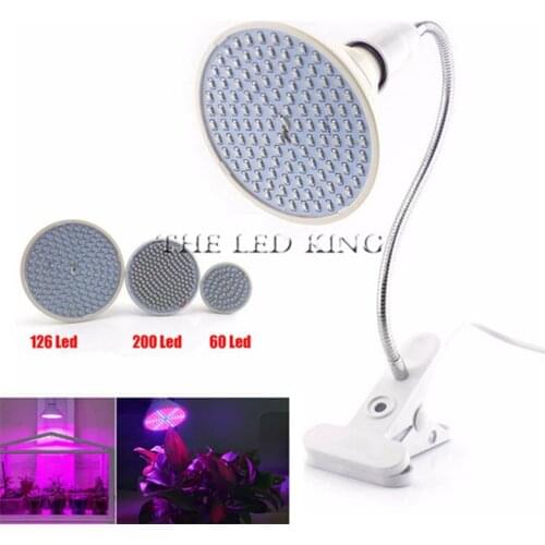36W Led Plant Flower Grow Light Lamp Lighting Set Desk Clip Holder for plants seeding Vegetable Indoor greenhouse hydroponics